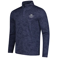 V110536 FARMIN 190 Homme Under Armour SP25 Farmers Insurance Open Line Dye Jacquard 1/4 zip SWTMENZPM UM1204