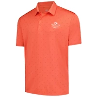 Polo Leaf Lane Open Drive 2025 Farmers Insurance Orange Under Armour pour homme