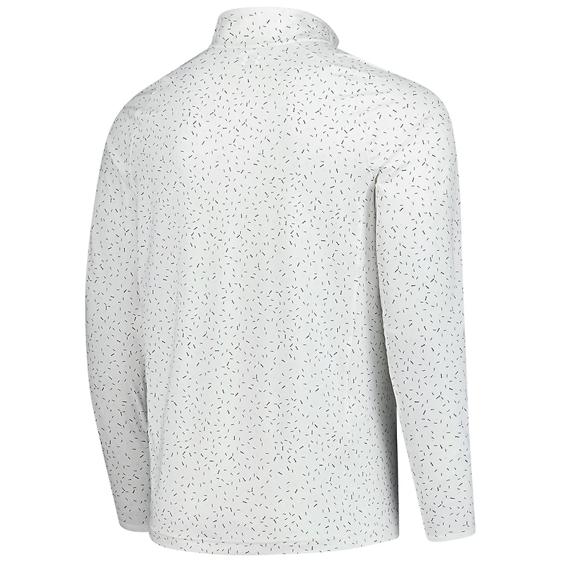 V110536 FARMIN 0 Under Armour SP25 Farmers Insurance Open T2 pour homme Vert Hit of Miss 1/4 Zip SWTMENZPM UM1207