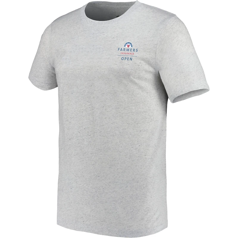 T-shirt à trois mélanges ouvert Ahead Heather Grey Farmers Insurance pour homme