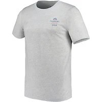 T-shirt à trois mélanges ouvert Ahead Heather Grey Farmers Insurance pour homme