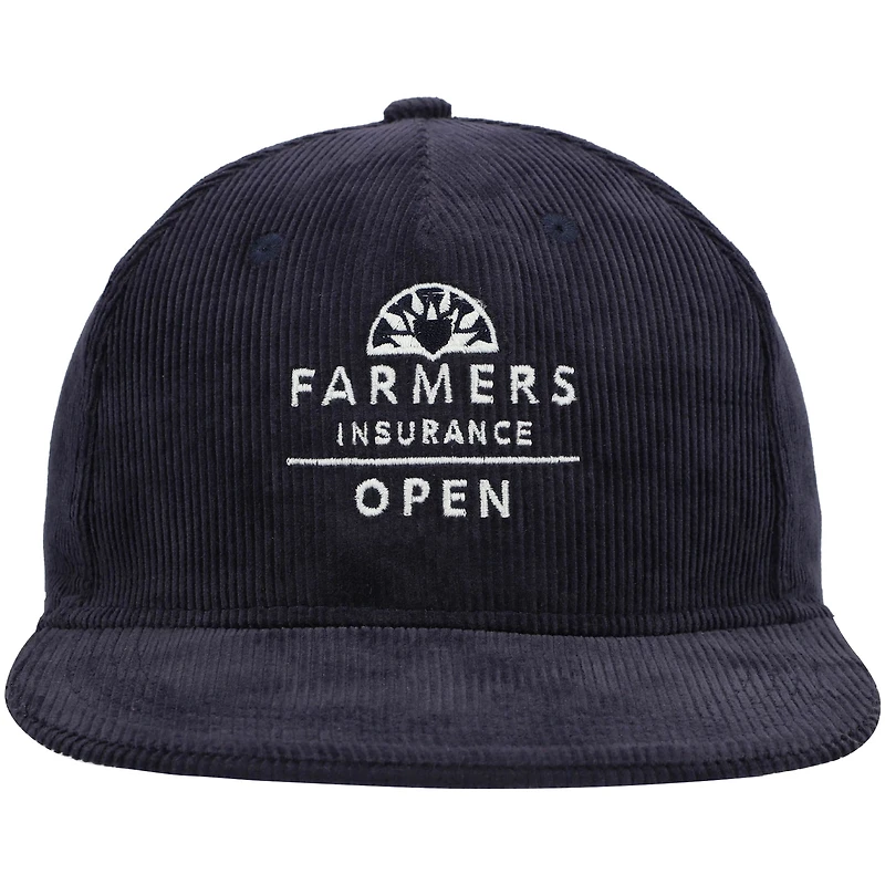 Men's Ahead Navy Farmers Insurance Open Moby Snapback Hat