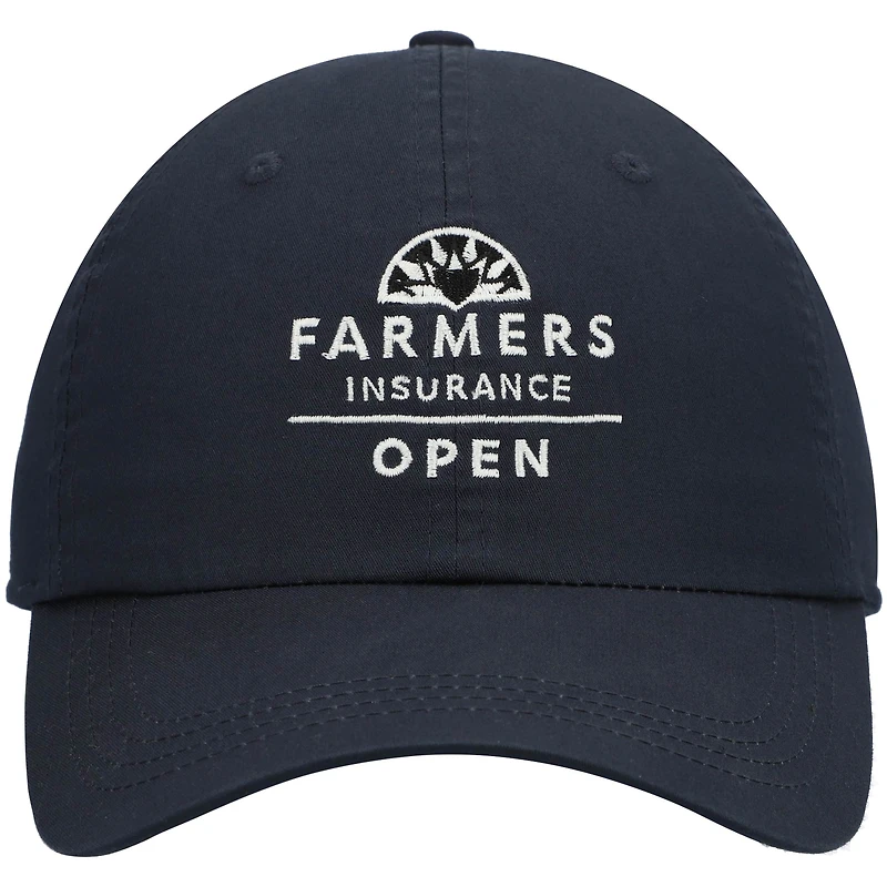 Casquette réglable Ahead Navy Farmers Insurance Open Shawmut pour homme