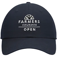 Casquette réglable Ahead Navy Farmers Insurance Open Shawmut pour homme