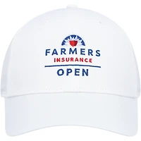 Casquette réglable unisexe Nike White Farmers Insurance Open Club Performance