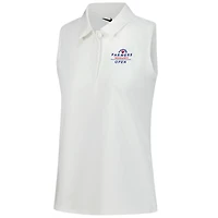 Polo sans manches Nike blanc Farmers Insurance Open Victory Performance pour femme