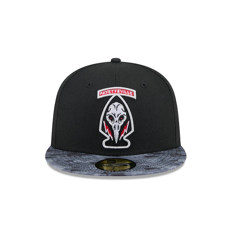 Men's New Era Maroon Fayetteville Woodpeckers Theme Nights 59FIFTY Fitted Hat
