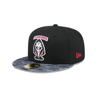 Men's New Era  Maroon Fayetteville Woodpeckers Theme Nights 59FIFTY Fitted Hat
