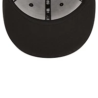 Men's New Era White/Black Fayetteville Woodpeckers Authentic Collection 59FIFTY Fitted Hat