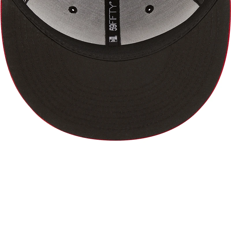 Men's New Era Black Fayetteville Woodpeckers Authentic Collection 59FIFTY Fitted Hat
