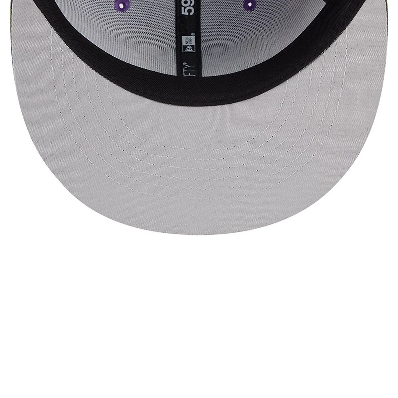 Men's New Era  Purple/Green Fayetteville Woodpeckers 2026 Copa De La Diversion 59FIFTY Fitted Hat