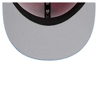 Casquette ajustée New Era 59FIFTY rouge/bleu clair pour homme Fayetteville Woodpeckers