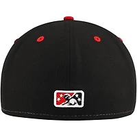 Casquette ajustée 59FIFTY New Era pour hommes, blanc/noir, Fayetteville Woodpeckers Authentic Collection