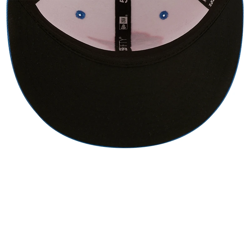 Men's New Era White/Blue Guerreros De Fayetteville Copa La Diversion 59FIFTY Fitted Hat
