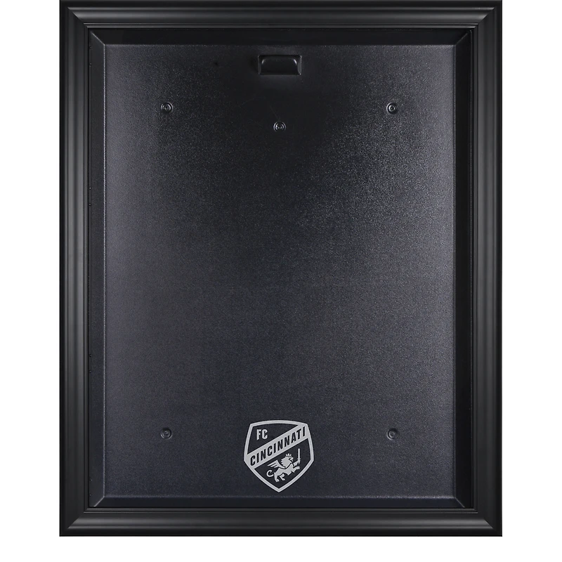 FC Cincinnati Black Framed Team Logo Jersey Display Case