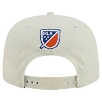 Casquette de golf snapback FC Cincinnati Kickoff 2025 de New Era pour homme, couleur crème