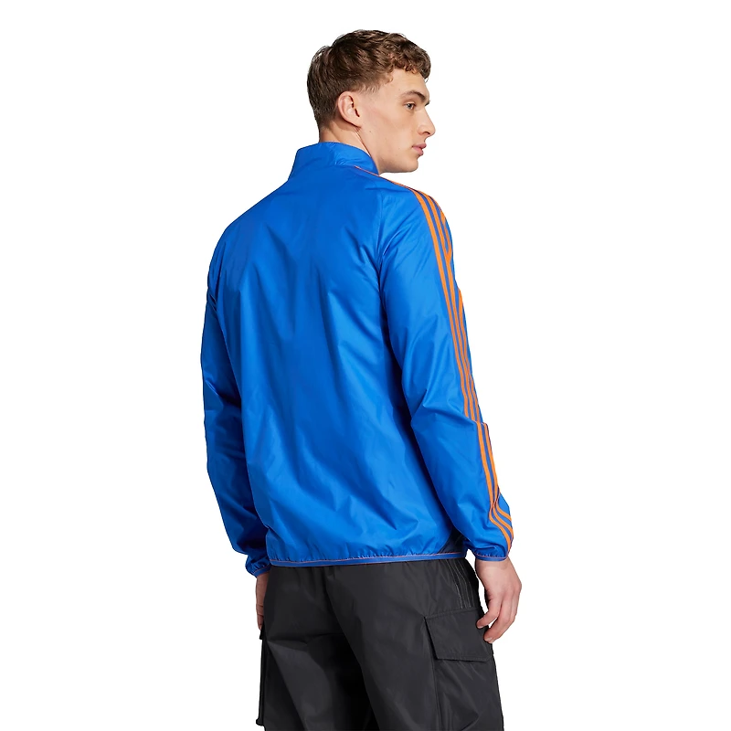 Veste réversible entièrement zippée adidas bleu/orange FC Cincinnati 2025 Anthem pour homme
