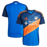 Maillot réplique orange et bleu adidas Blue FC Cincinnati 2025 pour homme