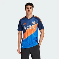 Maillot réplique orange et bleu adidas Blue FC Cincinnati 2025 pour homme