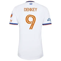 Men's adidas Kévin Denkey White FC Cincinnati 2026 The Seven Hills Kit On-Field Authentic Patch Jersey