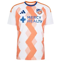Men's adidas Kévin Denkey White FC Cincinnati 2026 The Seven Hills Kit Replica Jersey