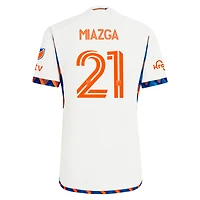 Maillot de joueur authentique adidas Matt Miazga blanc FC Cincinnati 2024 The Canvas Kit pour homme