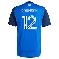 Maillot de joueur réplique orange et bleu adidas Miles Robinson Blue FC Cincinnati 2025 pour homme