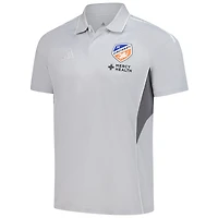 Polo d'entraînement adidas Silver FC Cincinnati 2025 pour homme