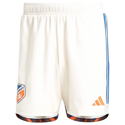 Men's adidas White FC Cincinnati 2024 Away Authentic Shorts