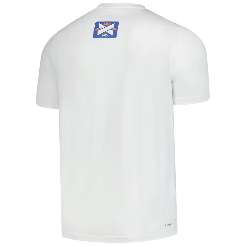 Men's adidas White FC Cincinnati 2025 Jersey Hook AEROREADY T-Shirt
