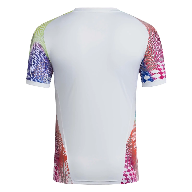 Men's adidas White FC Cincinnati 2025 Pride Pre-Match Top