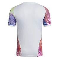 Men's adidas White FC Cincinnati 2025 Pride Pre-Match Top