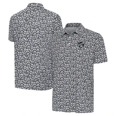Polo FC Cincinnati Seasons gris/noir Antigua pour homme