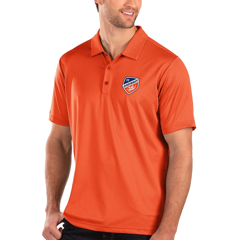 Polo Antigua Orange FC Cincinnati Balance pour homme