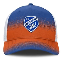 Casquette ajustable pour homme Fanatics Blue FC Cincinnati Libero Trucker