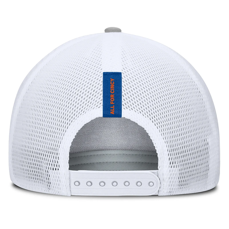 Casquette ajustable Fanatics Heather Grey FC Cincinnati Low Block Trucker pour homme