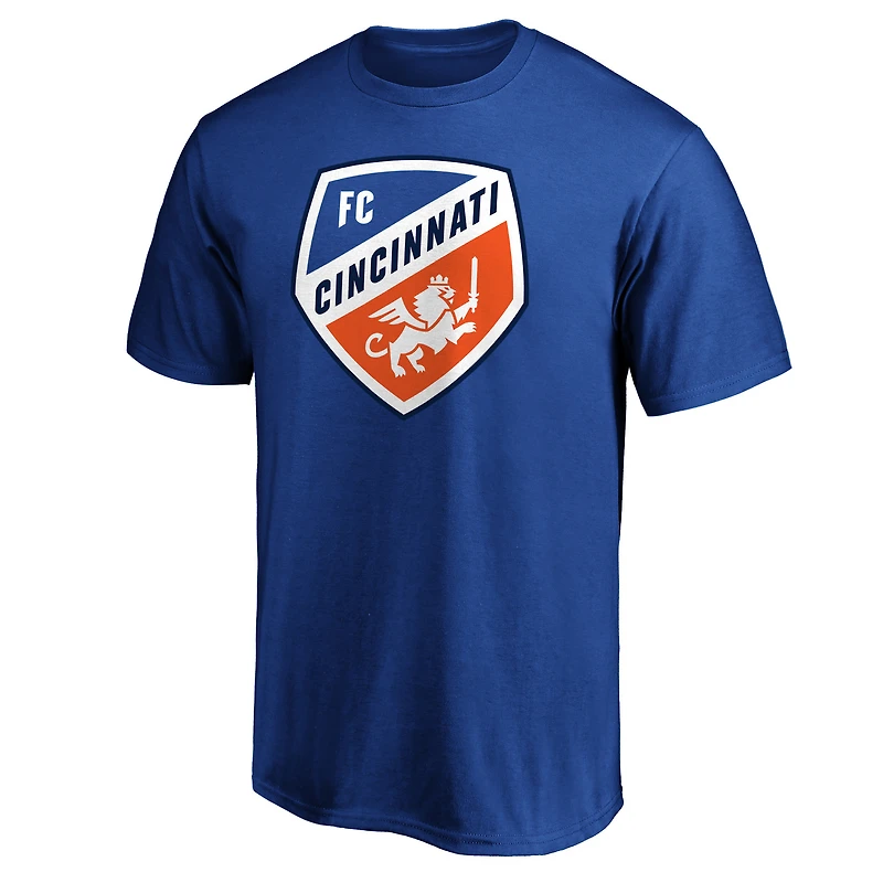 Men's Fanatics Royal FC Cincinnati Team Primary Logo T-Shirt