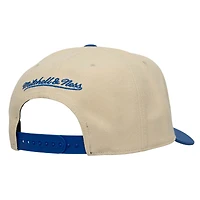 Casquette snapback Mitchell & Ness pour homme, couleur crème/bleue, FC Cincinnati Upside Down Pro Pinch