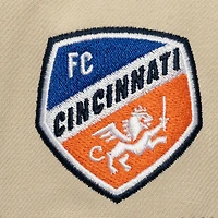 Men's Mitchell & Ness  Cream/Blue FC Cincinnati Upside Down Pro Pinch Snapback Hat