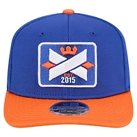 Casquette extensible à boutons-pression New Era bleu/orange FC Cincinnati 2025 Jersey Hook 9SEVENTY pour homme