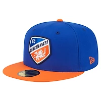 Men's New Era  Blue FC Cincinnati 2025 Kickoff 59FIFTY Fitted Hat