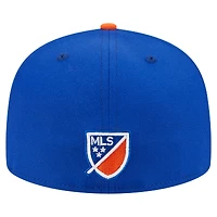 Casquette ajustée New Era FC Cincinnati 2025 Kickoff 59FIFTY bleue pour homme