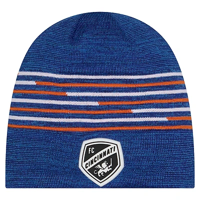 Men's New Era Blue FC Cincinnati 2026 Kickoff Knit Hat