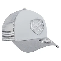 Men's New Era Gray FC Cincinnati Color Pack 9FORTY M-Crown A-Frame Adjustable Trucker Hat