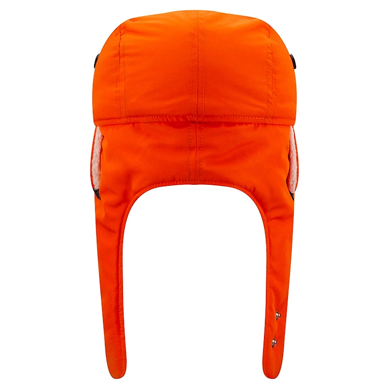Bonnet en tricot orange FC Cincinnati Trapper de New Era pour homme
