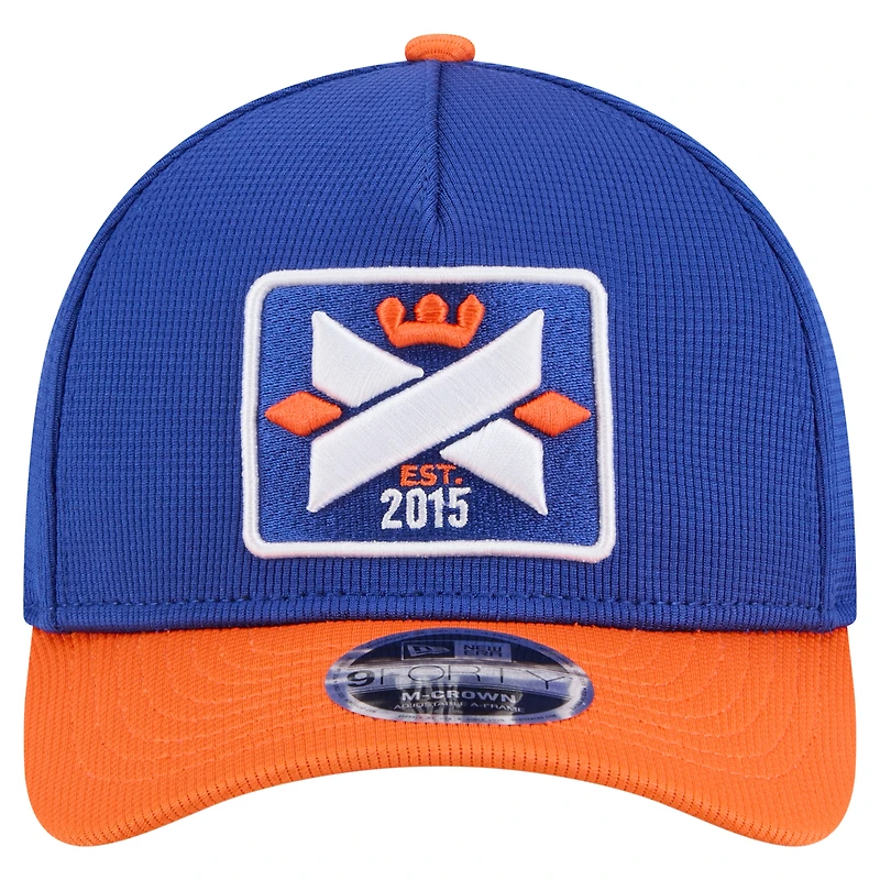 Men's New Era Royal FC Cincinnati 2025 Jersey Hook 9FORTY M-Crown Adjustable Hat