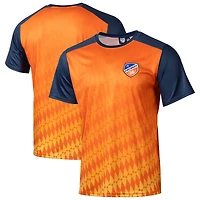 Men's Sport Design Sweden  Orange FC Cincinnati Sublimated Crest T-Shirt
