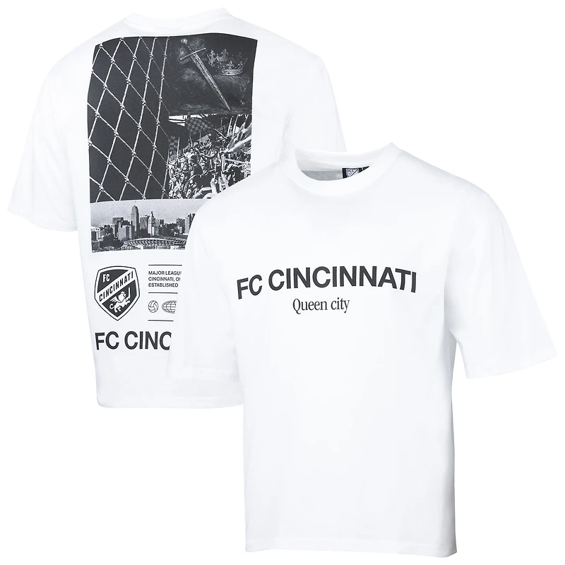 T-shirt graphique oversize blanc FC Cincinnati Celestial de la marque Men's Sport Design Sweden