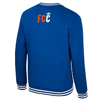 Sweat-shirt Stadium Essentials bleu pour homme, motif 2 coups à la mi-temps du FC Cincinnati