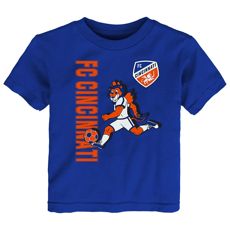 Toddler Outerstuff  Royal FC Cincinnati Mascot Hero T-Shirt
